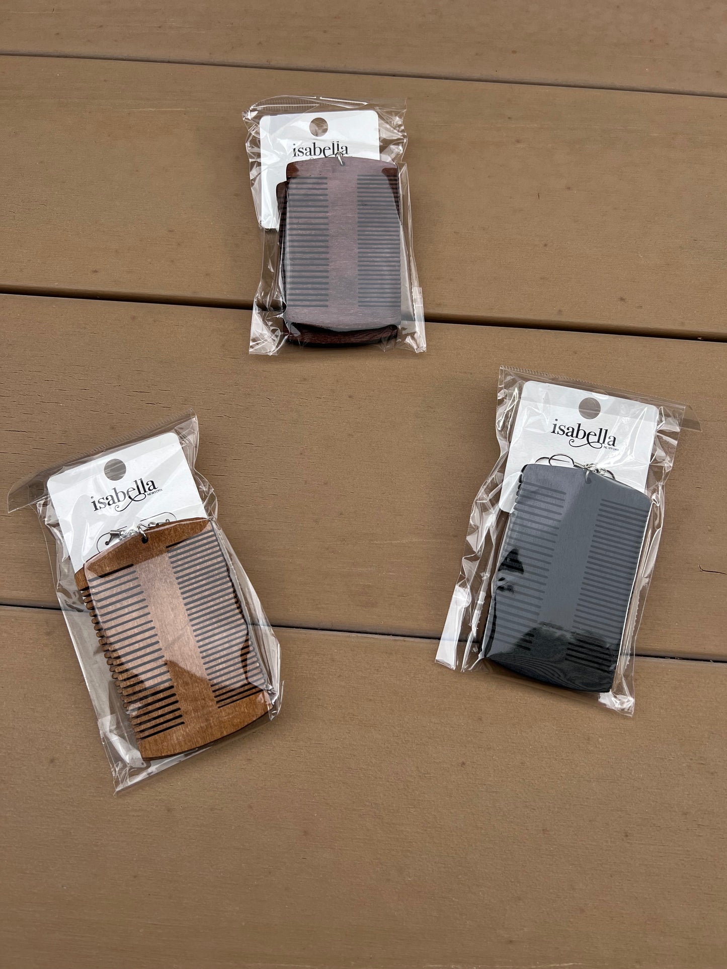 "Honeycomb" Afro Pick Earrings - FIZ&MINGL Boutique