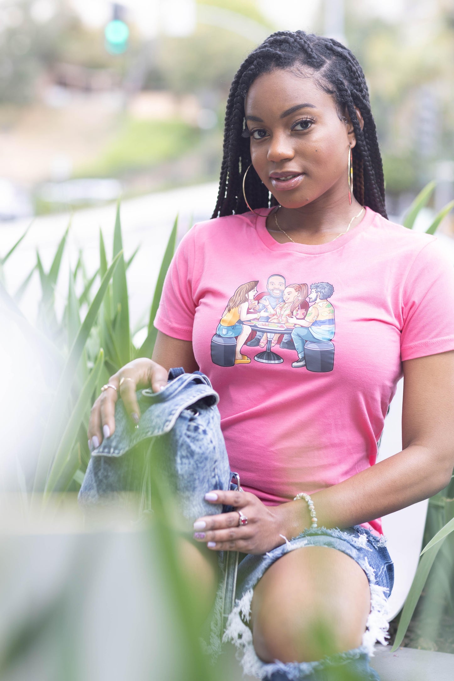 "Cause I'm Real" Denim Mini Backpack - FIZ&MINGL Boutique