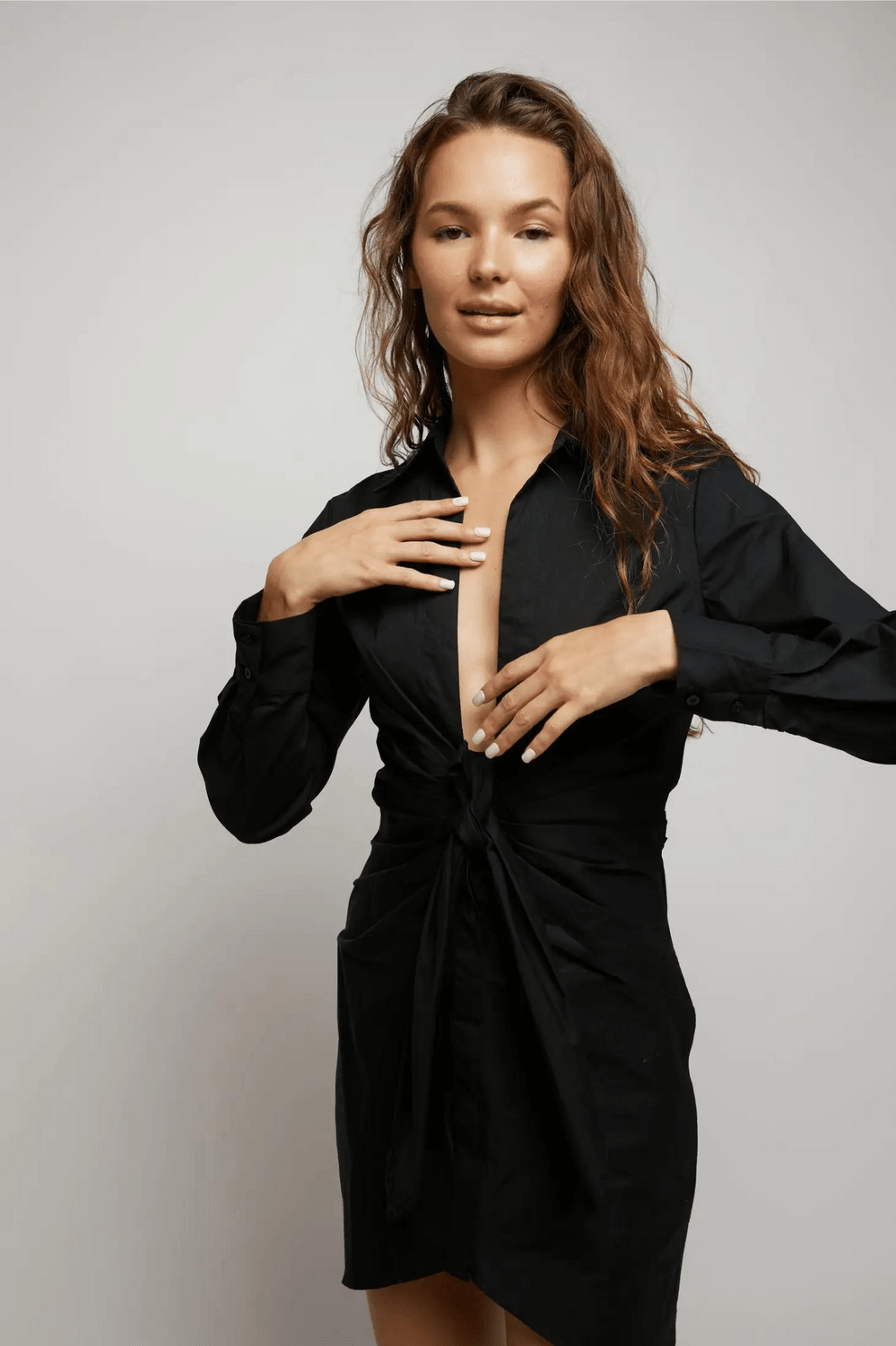 "Make a Statement" Ruched Waist Dress - FIZ&MINGL Boutique