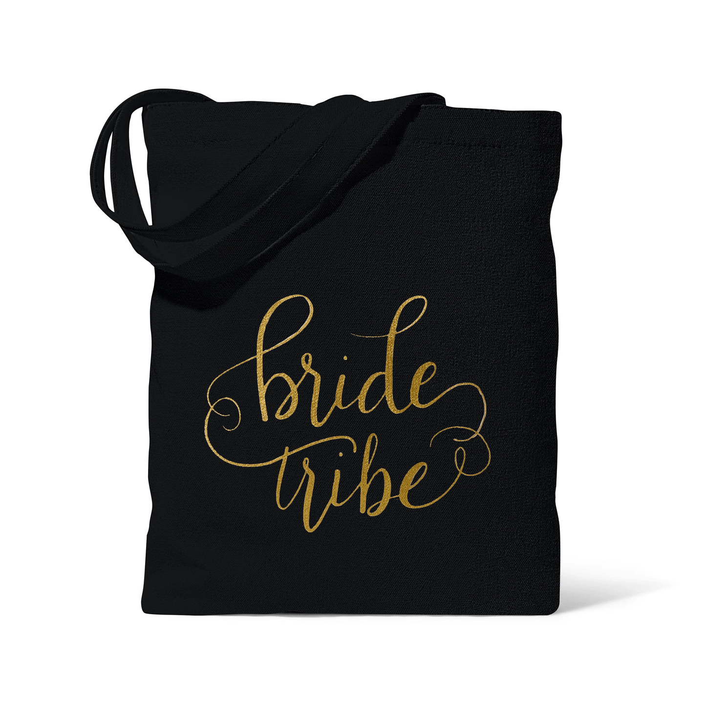 Black "Bride Tribe" Tote Bag - FIZ&MINGL Boutique