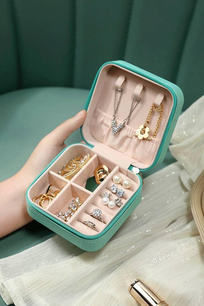 "Life of Luxe" Zipper Travel Jewelry Box - FIZ&MINGL Boutique