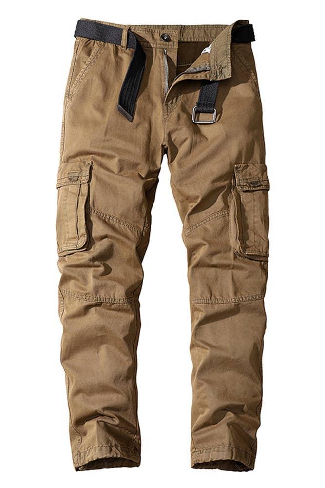 Men's Khaki Cargo Pant - FIZ&MINGL Boutique